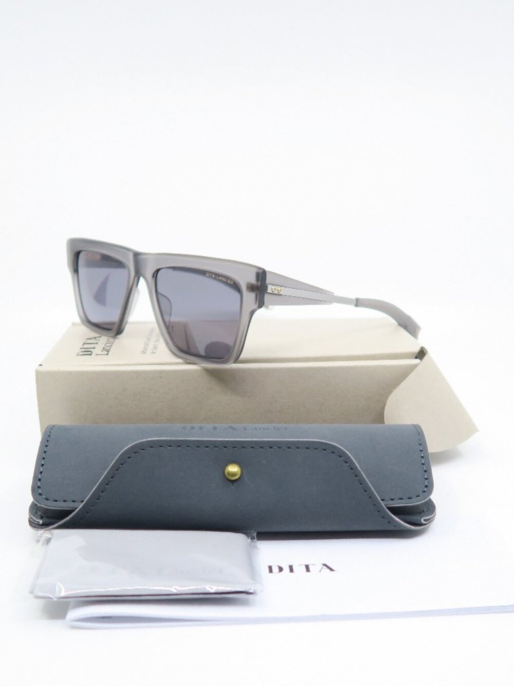 DITA Lancier Ichi DLS701 55-04 Grey & Grey Polarized, New Sunglasses Frames.